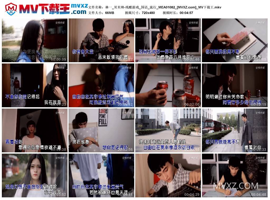 林一_贝贝帅-残酷游戏_国语_流行_MEA01082